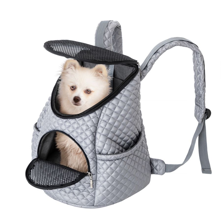 Hundetransportrucksack asche