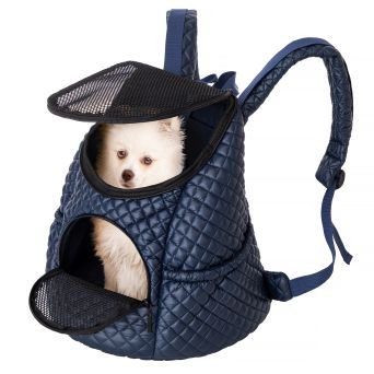 Hundetransportrucksack marineblau