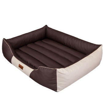 Hundebett "COMFORT" braun mit beige